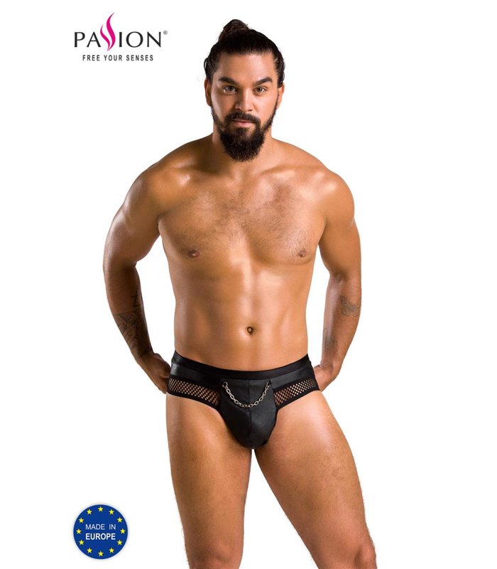 Ouvert-Slip mit Metallkette und Netzeinsatz | Passion Menswear