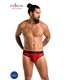 Herren Netz-Slip mit Samtprint elegantes Dessous Design | Passion Menswear