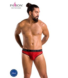 Herren Netz-Slip mit Samtprint elegantes Dessous Design | Passion Menswear Herren Netz-Slip mit Samtprint elegantes Dessous Design | Passion Menswear