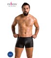 Herren Shorts aus matter Kunstleder mit seitlichen Reißverschluss | Passion Menswear Herren Shorts aus matter Kunstleder mit seitlichen Reißverschluss | Passion Menswear