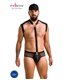 Harness Set mit Netzdetails und Metallelementen | Passion Menswear