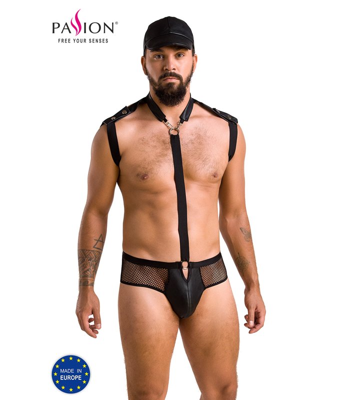 Harness Set mit Netzdetails und Metallelementen | Passion Menswear