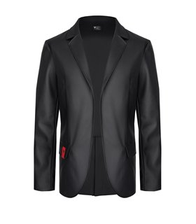 Herren Jacke in Lederoptik mit dekorativen Druckknöpfen | Regnes Fetish Planet Herren Jacke in Lederoptik mit dekorativen Druckknöpfen | Regnes Fetish Planet