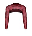 Dehnbarer Tüll-Crop-Top mit offenen Schultern | Regnes Fetish Planet Dehnbarer Tüll-Crop-Top mit offenen Schultern | Regnes Fetish Planet