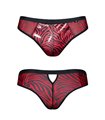 Netz-Tanga mit Vinyl-Einsatz | Regnes Fetish Planet Netz-Tanga mit Vinyl-Einsatz | Regnes Fetish Planet