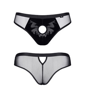 Netz-Slip ouvert mit Vinyl-Einsatz | Regnes Fetish Planet Netz-Slip ouvert mit Vinyl-Einsatz | Regnes Fetish Planet