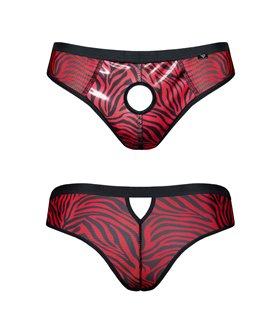 Tüll-Slip mit Vinyl-Einsatz und Öffnung | Regnes Fetish Planet Tüll-Slip mit Vinyl-Einsatz und Öffnung | Regnes Fetish Planet