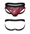 Transparenter Herren-Tüll-Jockstrap mit Vinyl-Einsatz | Regnes Fetish Planet Transparenter Herren-Tüll-Jockstrap mit Vinyl-Einsatz | Regnes Fetish Planet