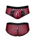 Erotische Netz-Shorts mit Reißverschluss und Zebramuster | Regnes Fetish Planet