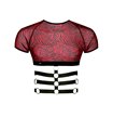 Harness Tüll-Oberteil mit Gummibändern und Metallringen | Regnes Fetish Planet Harness Tüll-Oberteil mit Gummibändern und Metallringen | Regnes Fetish Planet