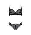 Transparentes Netz-Dessous-Set mit Bügel-BH und Slip | Passion Transparentes Netz-Dessous-Set mit Bügel-BH und Slip | Passion