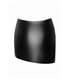Asymetrischer Wetlook Minirock mit Stretch-Effekt | Noir Handmade