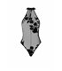 Eleganter Neckholder-Body mit Wildblumenprint und 3-Wege-Reißverschluss | Noir Handmade