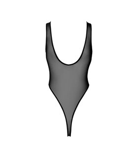 String-Body mit feinmaschiger Netzstruktur und eleganter Passform | Noir Handmade