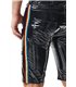 Herren Lack-Shorts mit Regenbogen-Akzent und Taschen | Regnes Fetish Planet