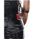Herren Lack-Shorts mit Taschen und Metallring | Regnes Fetish Planet