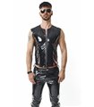 Herren Weste mit Reißverschluss und vertikalen Nähten | Regnes Fetish Planet Herren Weste mit Reißverschluss und vertikalen Nähten | Regnes Fetish Planet