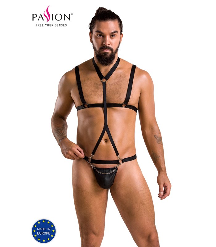 Harness-Set mit Gummibändern und Metallelementen | Passion Menswear