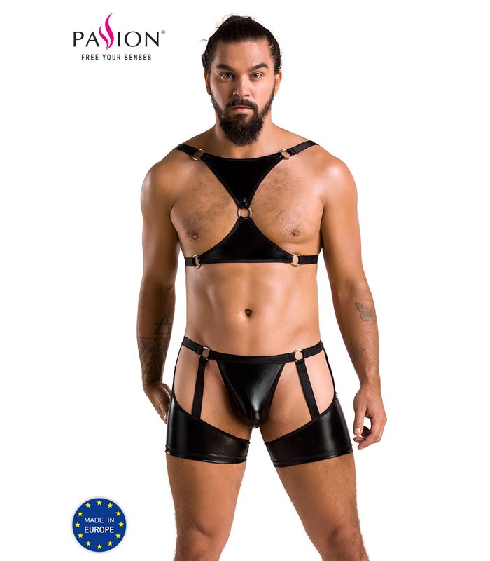 2-teiliges Herren Set mit Gummibändern und Metallringen | Passion Menswear