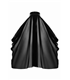 Transparenter Neckholder-Bolero mit Druckknöpfen | Noir Handmade