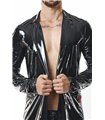 Herren Lack-Trenchcoat mit Taillenbetonung | Regnes Fetish Planet Herren Lack-Trenchcoat mit Taillenbetonung | Regnes Fetish Planet
