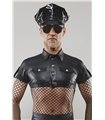 Militärisches Crop-Top mit Schulterklappen und Patches | Regnes Fetish Planet Militärisches Crop-Top mit Schulterklappen und Patches | Regnes Fetish Planet