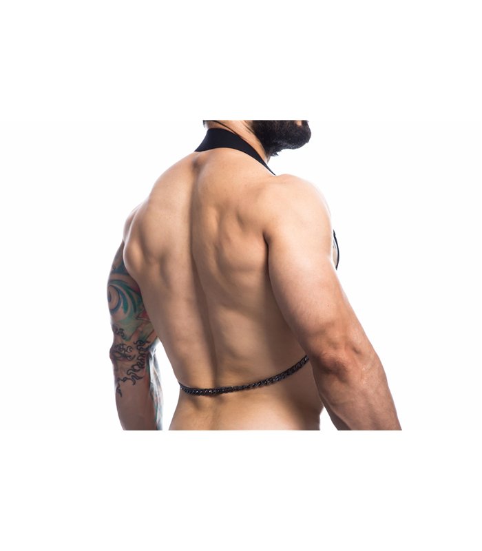 Herren-Harness mit Metallringen und Kettendetails | CUT4MEN