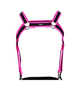 Männer Harness mit Metallringen und verstellbaren Druckknöpfen | CUT4MEN Männer Harness mit Metallringen und verstellbaren Druckknöpfen | CUT4MEN