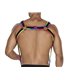 Herren Harness zweiteilig mit Metallringen und Karabinerhaken | CUT4MEN