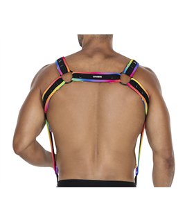 Herren Harness zweiteilig mit Metallringen und Karabinerhaken | CUT4MEN Herren Harness zweiteilig mit Metallringen und Karabinerhaken | CUT4MEN