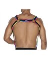 Herren Harness zweiteilig mit Metallringen und Karabinerhaken | CUT4MEN Herren Harness zweiteilig mit Metallringen und Karabinerhaken | CUT4MEN