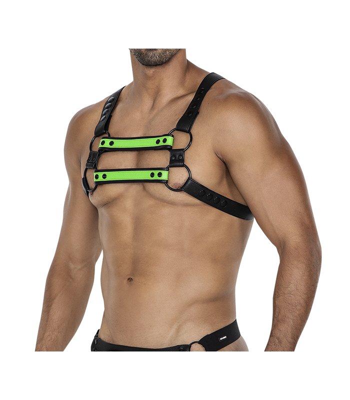 Herren Harness Körpergurt mit verstellbaren Druckknöpfen | CUT4MEN