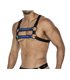 Herren Harness Kunstleder Riemen verstellbar mit Metallringen | CUT4MEN