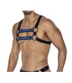 Herren Harness Kunstleder Riemen verstellbar mit Metallringen | CUT4MEN Herren Harness Kunstleder Riemen verstellbar mit Metallringen | CUT4MEN