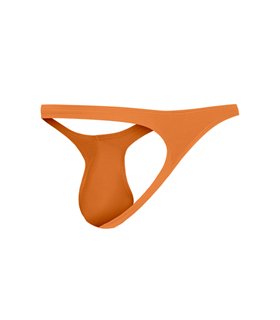 Männlicher Mikrofaser-String mit Logodruck und weicher Passform | CUT4MEN Männlicher Mikrofaser-String mit Logodruck und weicher Passform | CUT4MEN