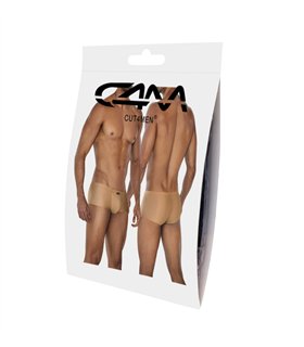 Männlicher Hipster Brief aus weicher Mikrofaser mit Logodruck | CUT4MEN Männlicher Hipster Brief aus weicher Mikrofaser mit Logodruck | CUT4MEN