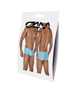 Männlicher Hipster Brief aus weicher Mikrofaser mit gummiertem Logo | CUT4MEN Männlicher Hipster Brief aus weicher Mikrofaser mit gummiertem Logo | CUT4MEN