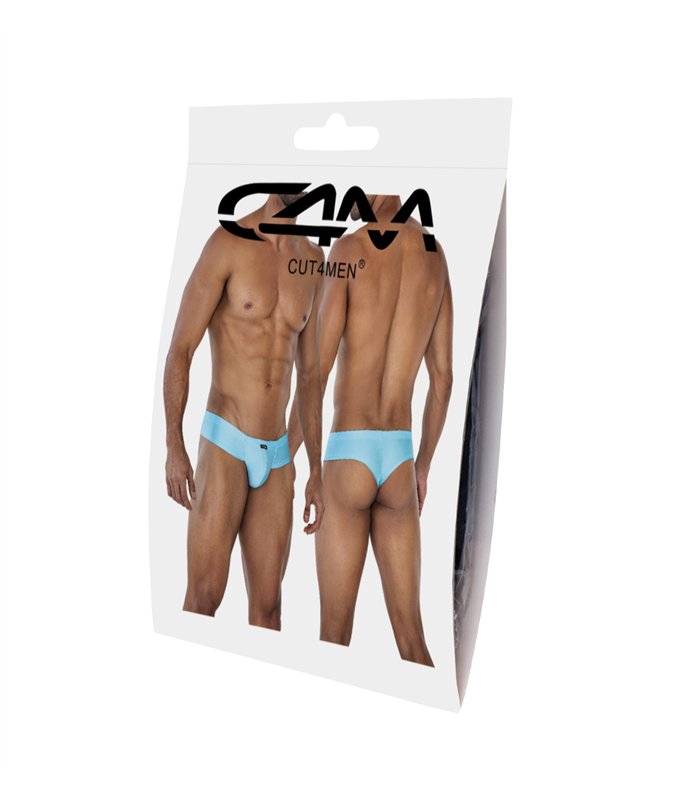 Männlicher Slip mit gummiertem Logo | CUT4MEN