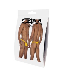 Herren Bulge String mit Mikrofaser-Stretch und Logoprägung | CUT4MEN Herren Bulge String mit Mikrofaser-Stretch und Logoprägung | CUT4MEN