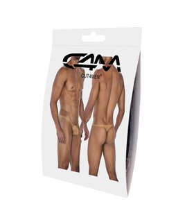 Herren-String mit Logoprint und weicher Mikrofaser | CUT4MEN Herren-String mit Logoprint und weicher Mikrofaser | CUT4MEN