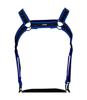 Herren Harness Neopren Riemen Karabiner Metallringe | CUT4MEN Herren Harness Neopren Riemen Karabiner Metallringe | CUT4MEN