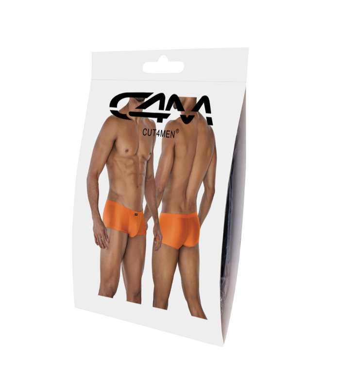 Hipster Brief aus Mikrofaser mit gummiertem Logo | CUT4MEN