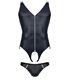 Ouvert Body mit Reißverschluss, seitlichen Clips und String | Regnes Fetish Planet