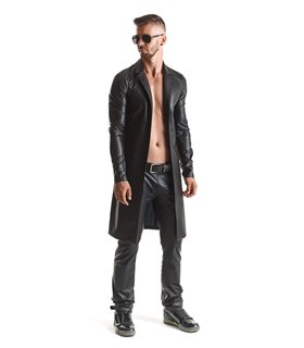 Eleganter Wetlook Trenchcoat mit klassischer Schnittführung | Regnes Fetish Planet Eleganter Wetlook Trenchcoat mit klassischer Schnittführung | Regnes Fetish Planet