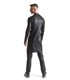 Eleganter Herren Wetlook Mantel mit diagonalen Nähten | Regnes Fetish Planet