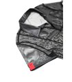 Transparentes Herren Mesh Poloshirt mit vertikalen Steppnähten | Regnes Fetish Planet Transparentes Herren Mesh Poloshirt mit vertikalen Steppnähten | Regnes Fetish Planet