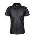 Wetlook-Poloshirt mit Reißverschluss und Ziernähten | Regnes Fetish Planet