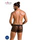Herren Netz-Shorts mit breitem Gummibund und Logo-Aufdruck | Passion Menswear