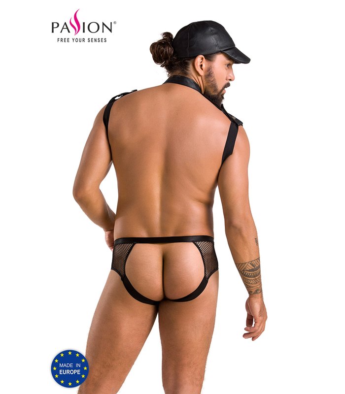 Harness Set mit Netzdetails und Metallelementen | Passion Menswear