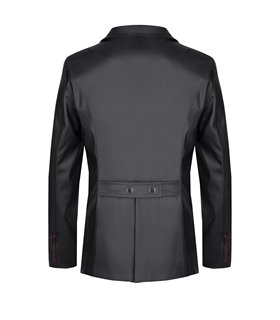 Herren Jacke in Lederoptik mit dekorativen Druckknöpfen | Regnes Fetish Planet Herren Jacke in Lederoptik mit dekorativen Druckknöpfen | Regnes Fetish Planet
